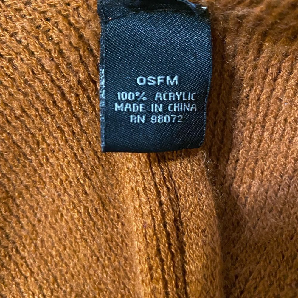 OSFM Multi Fall Color Wrap Sweater With Pockets One Size - Picture 4 of 8